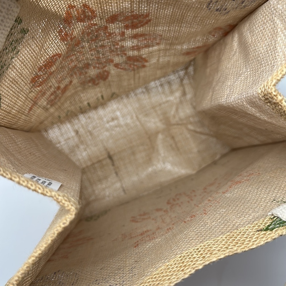 Arhaus Jute Floral Tote Bag - Picture 4 of 8
